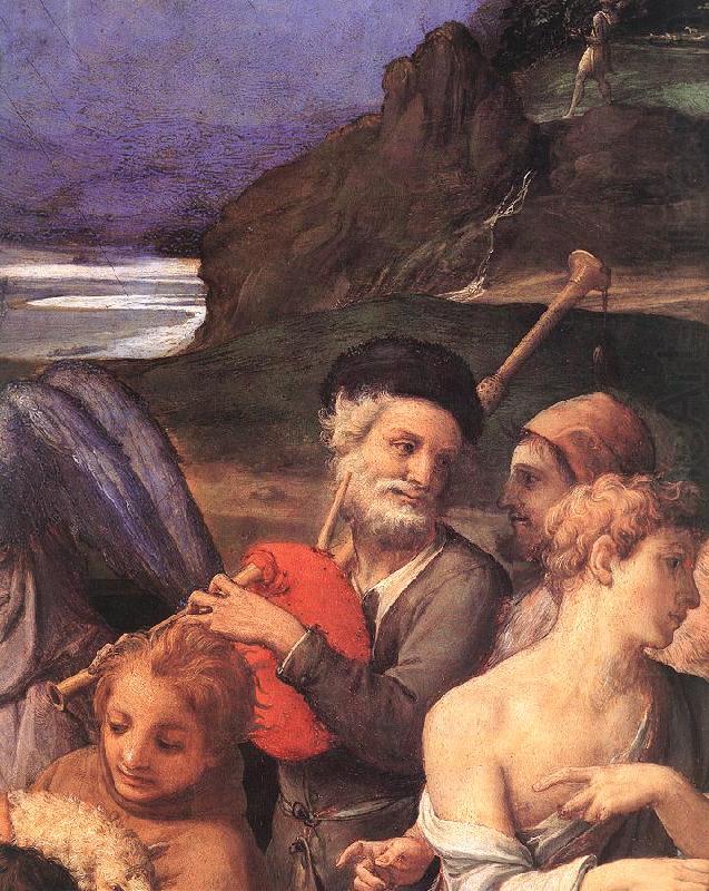 BRONZINO, Agnolo Adoration of the Shepherds (detail) d china oil painting image